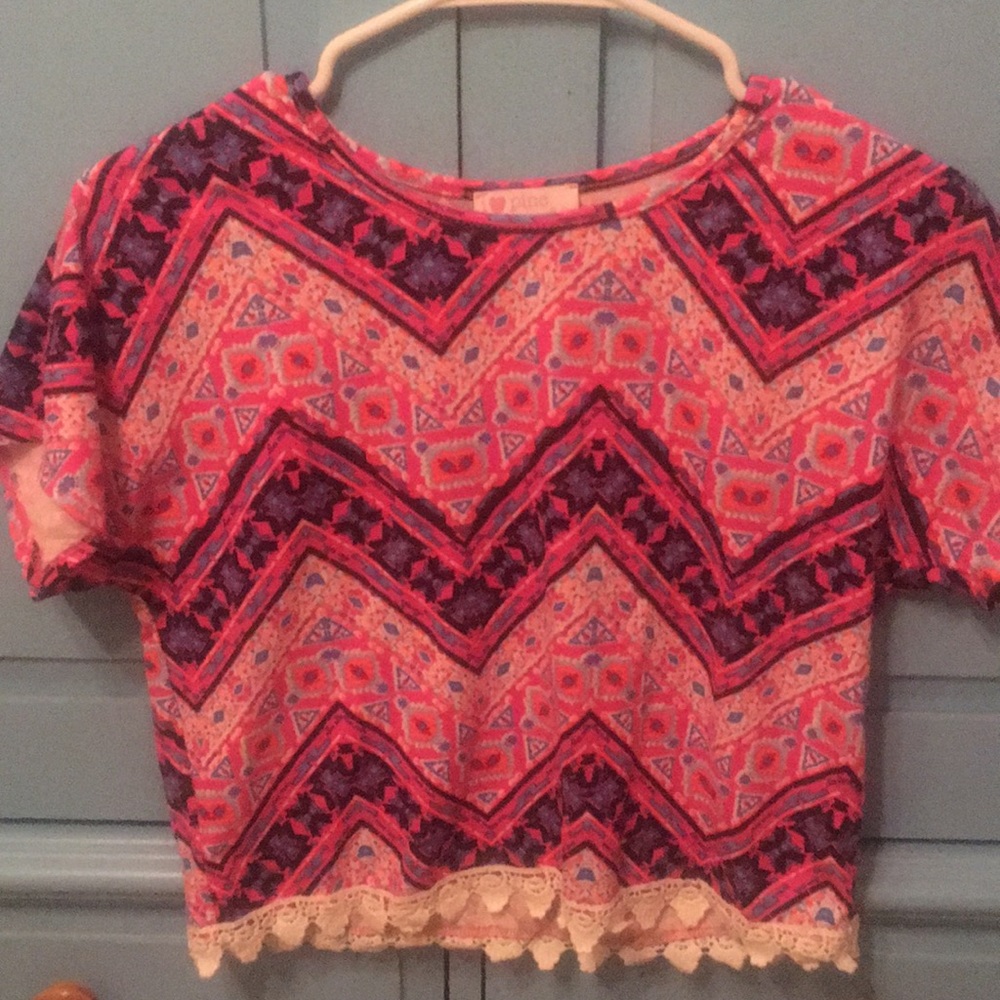 Aztec Print Girls Top Size -XL